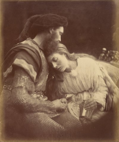 The Parting of Sir Lancelot and Queen Guinevere by Julia Margaret Cameron